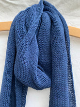 Load image into Gallery viewer, Organic Cotton hand knit Scarf
